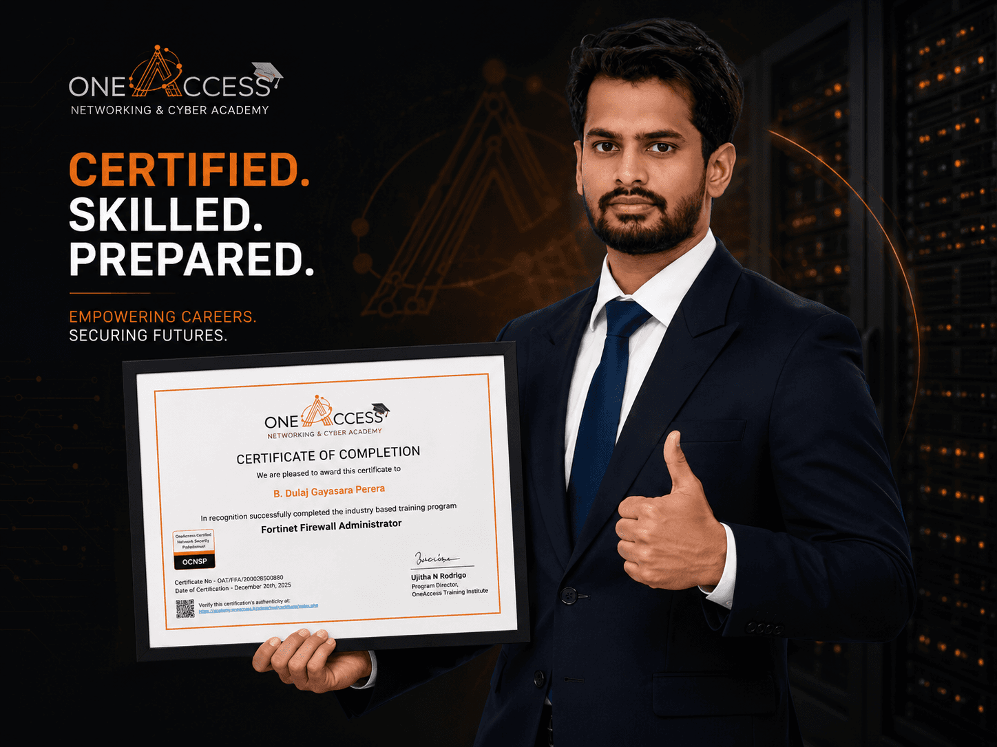Fortinet Firewall Administrator certificate sample